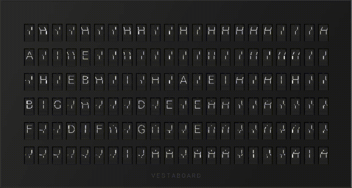 Loading Vestaboard...